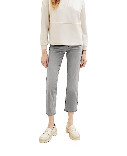 TOM TAILOR Alexa Straight dżinsy damskie, 10212-clean Light Stone Grey Denim, 28W / 28L