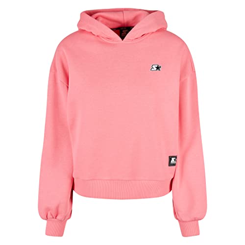 STARTER BLACK LABEL Damska bluza z kapturem Starter Essential Oversized Hoody, różowo-różowy, XS