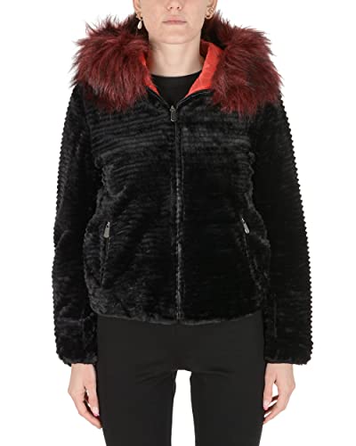 19V69 ITALIA Damska kurtka Aria Black Bordeaux (2 sztuki), czarny, XL