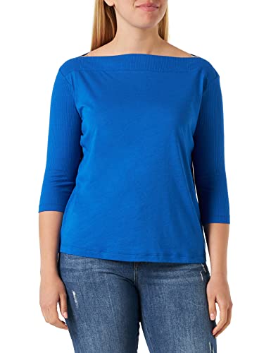 Sisley Koszulka damska 3QU4L100M Bright Blue 36U, L, Jasny niebieski 36u, L