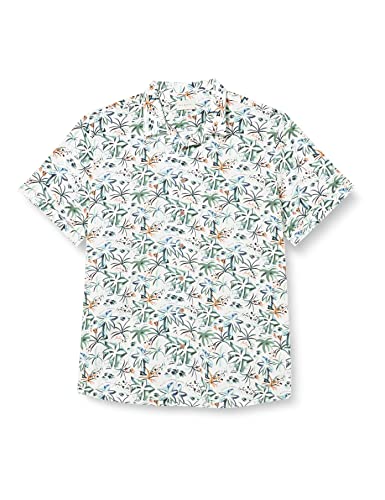 bugatti Męska koszula 9253-38901, beżowo-30, regularna, beżowy-30, XL