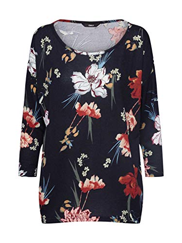ONLY Onlelcos 4/5 Aop Top Jrs Noos Top Kobiety, Czarny, S