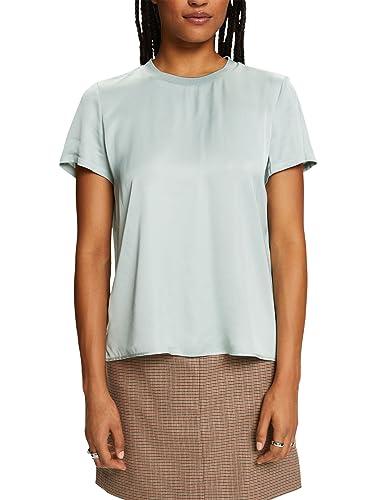 ESPRIT Bluzka damska, 390/Light Aqua Green, XL