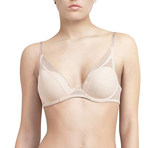 Passionata Damski biustonosz Manhattan T-Shirt, Beżowy (Talc 0nl), 65E