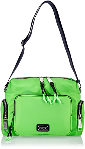 Mandarina Duck Damski krzyż w stylu fluo zielony, Taglia Unica