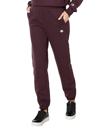 Champion Damskie spodnie do biegania Reverse Weave, Black Plum Y06146, XXL