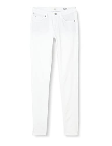 Q/S by s.Oliver Damskie spodnie dżinsowe, skinny Leg, biały, 32W / 36L