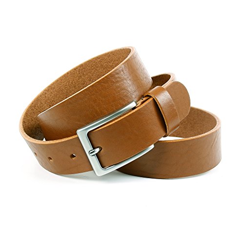 Anthoni Crown Pasek męski, Brown (Hellbraun 030), 115 cm