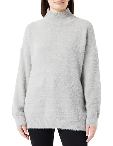 SIDONA Damski sweter z dzianiny 10424753-SI01, szary, M/L, szary, M-L