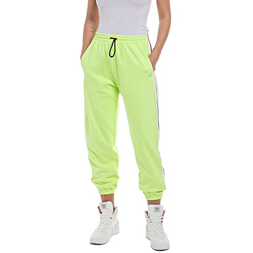 Replay Damskie spodnie W8068, luźne, 343, żółte, rozmiar XXS, 343 żółty, XXS