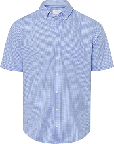 BRAX Męska koszula w stylu Dan C Pure Cotton w inteligentnej koszuli w kratkę Vichy, AIR, XL, powietrze, XL