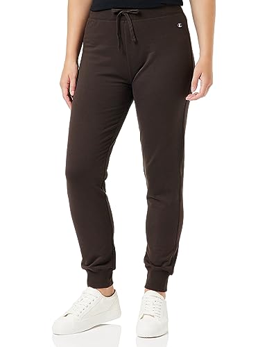 Champion Legacy American Classics W-Light Stretch Fleece Rib Cuff damskie spodnie dresowe, Brązowy, M