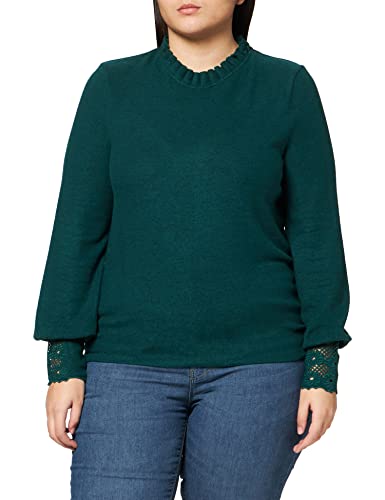 Naf Naf Damska koszulka Soma Ml t, Dark Green Chin, XS