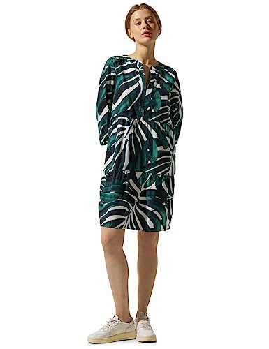 Street One Damska sukienka tunika z rękawami 3/4, Lagoon Green, 34