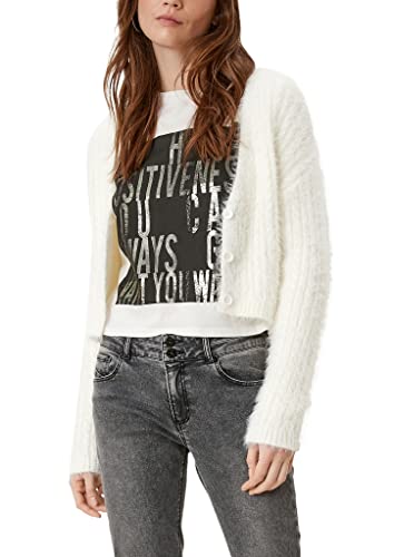 Q/S designed by Kurtka damska z długim rękawem Regular Fit, biały, XXL