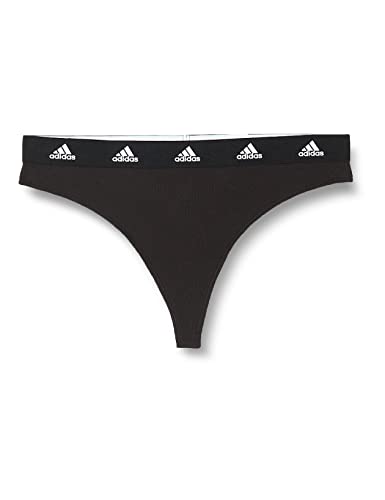 adidas Bielizna damska, stringi, czarna, XXL, czarny, XXL