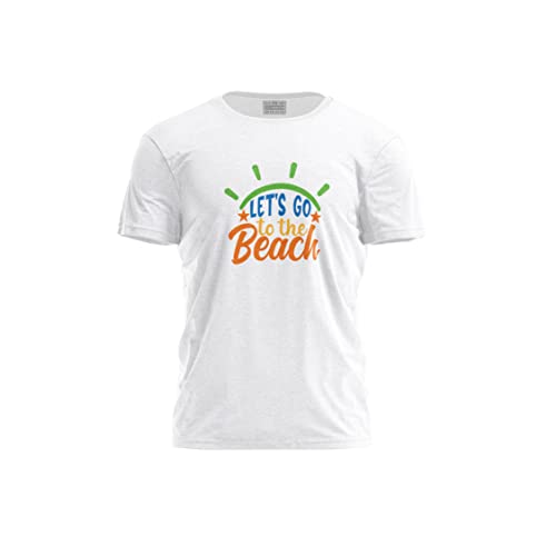 Green Fish, T-shirt męski z nadrukiem cyfrowym,% 100 bawełna, biały, swobodny, męski top, rozmiar: L, biały, L