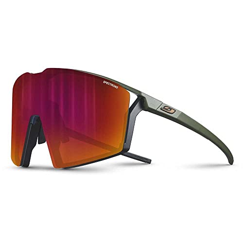 Julbo Edge Unisex Dorosły Okulary przeciwsłoneczne, Matowa Army/Czarny, rozmiar uniwersalny