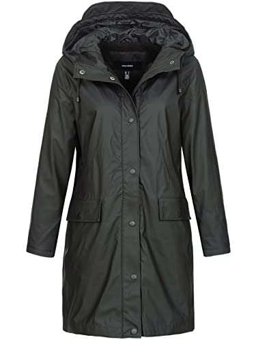 VERO MODA Płaszcz damski, asfaltowy, XS
