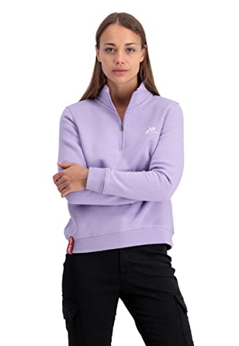 ALPHA INDUSTRIES Damska bluza z zamkiem błyskawicznym Sl Wmn, 664-Pale Violet, XXL