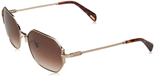 Police Unisex SPLF35 okulary przeciwsłoneczne, złote, 55, złoto, 55