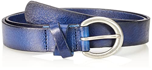 s.Oliver Damski pasek Gürtel, niebieski, 80, NIEBIESKI