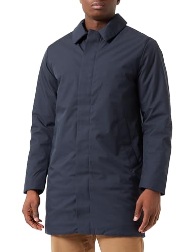 JACK & JONES Jprccclement Mac Coat płaszcz męski, granatowy, L