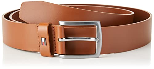 Tommy Hilfiger Męski pasek skórzany Denton 3.5 BT, Koniak, 120