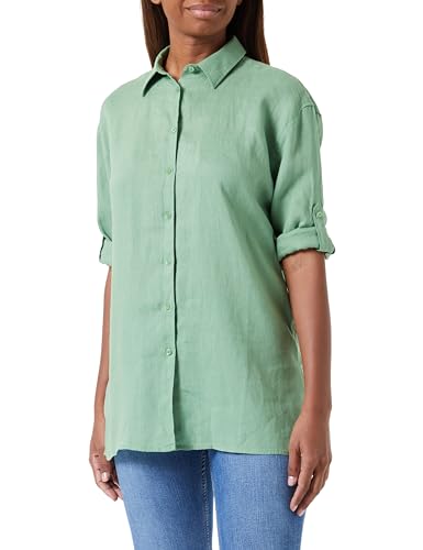 United Colors of Benetton Damska koszula 5bmldq03c, jasnozielona, 2 K7, XL, jasnozielony 2 K7, XL