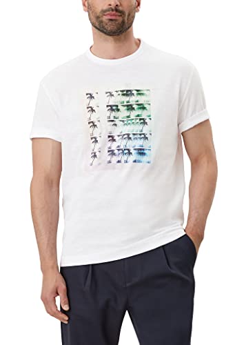 s.Oliver Męski t-shirt 130.10.206.12.130.2115246, 01D1, XXL