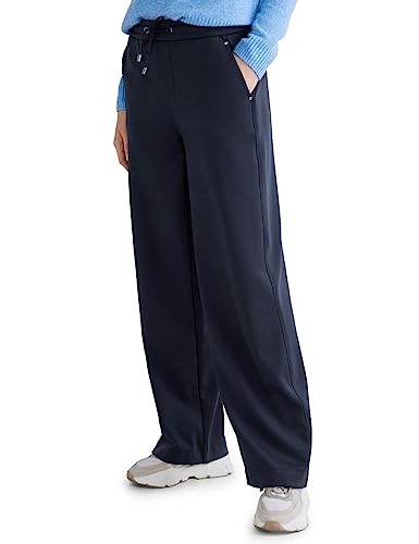 Street One Damskie spodnie do biegania, Deep Blue, 38W / 32L