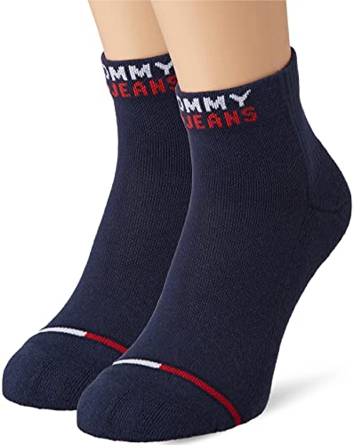 Tommy Hilfiger Unisex Quarter (2 sztuki), grantowy, 35-38 EU