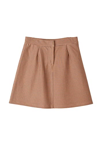 s.Oliver Dziewczęca spódnica z wiskozy, brązowy, 152 cm