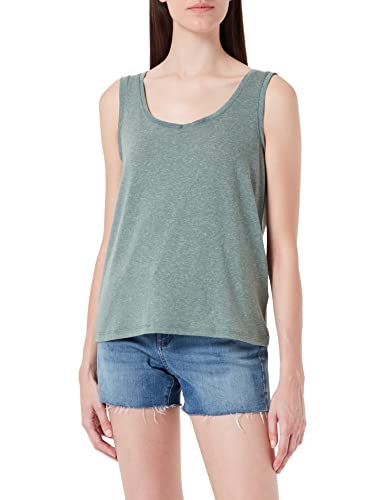 VERO MODA Damska koszulka Vmjune Sl Linen Tank Top Noos, Laurel Wreath, XS