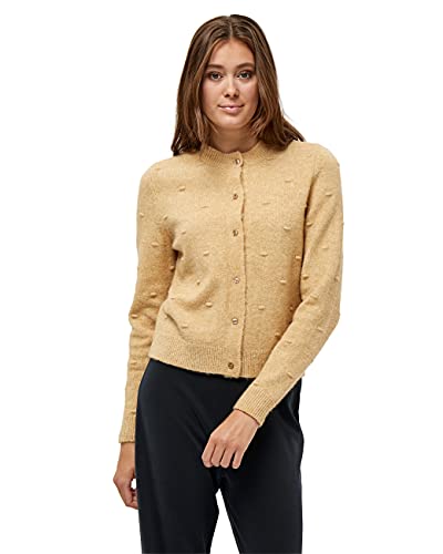 Peppercorn Sweter damski Penelope O-Neck Cardigan, Warm Sand Melange, S