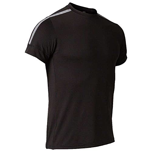 Joma Męski T-shirt z krótkim rękawem, czarny, XL