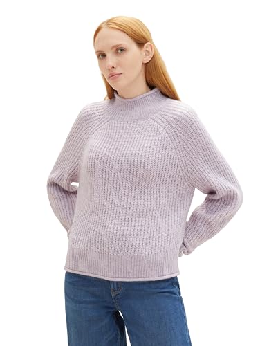 TOM TAILOR Denim Sweter damski, 33805 - Soft Lavender Melange, XS