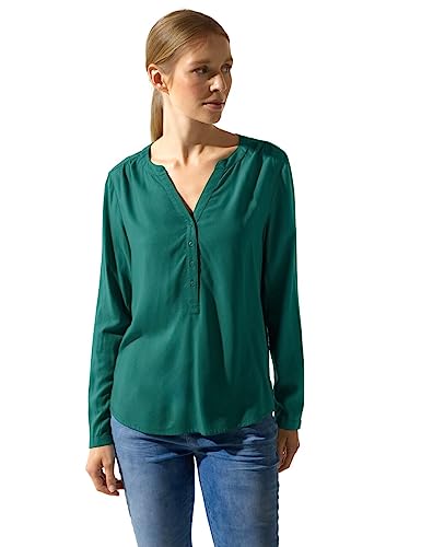 Street One Damska bluzka z wiskozy, Lagoon Green, 46