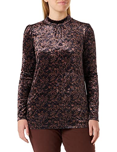 Supermom Damski top Carmy Long Sleeve All Over Print, Black-P090, L
