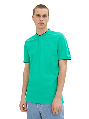 TOM TAILOR Denim Męska koszulka polo 1035846, 31040-Fresh Peppermint, rozmiar XS, 31040 - Fresh peppermięt, XS