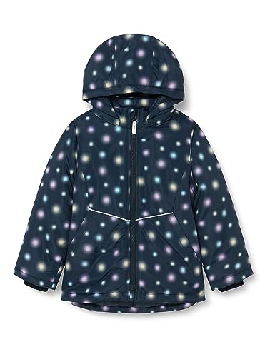 NAME IT Dziewczęca NKFMAXI Jacket DOT kurtka, Sand Verbena, 140, Sand Verbena, 140 cm