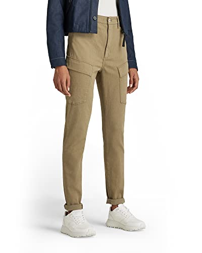 G-STAR RAW Damskie spodnie Kafey Cargo Ultra High Skinny, Wielokolorowy (zieleń wojskowa Htr D21099-c918-9210), 30W / 34L
