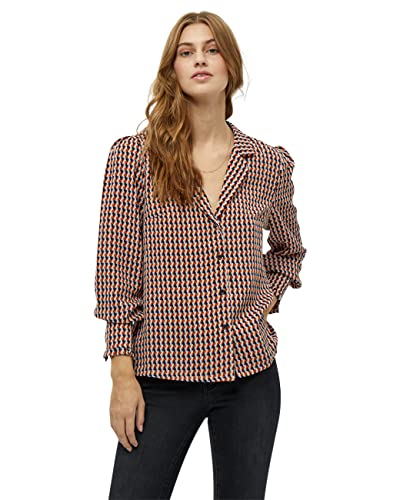 Desires Damska koszula Janika w talii, nadruk Redwood, L