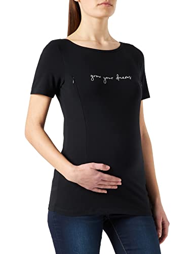 Esprit Maternity Koszulka damska z krótkim rękawem do pielęgniarstwa, Pistolet - 15, 40 PL