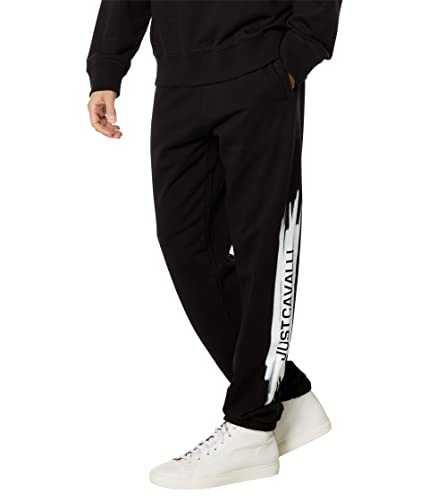 Just Cavalli Spodnie męskie męskie, czarne, rozmiar S (DE)