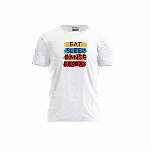 Green Fish, Męski T-shirt z cyfrowym nadrukiem,% 100 bawełna, biały, na co dzień, męskie topy, rozmiar: S, biały, S