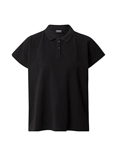 Urban Classics Damska koszulka polo z długim rękawem, czarny, M