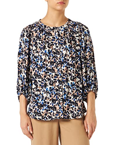 Part Two Damska koszulka Oranapw Sh, nadruk wielolistny, 16 (XL)