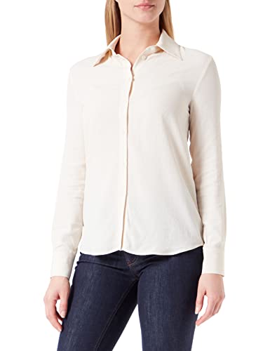 Pinko Damska bluzka Smorzare Camicia Crepe De Chin, N96_rosa Fumo Bianco, 70