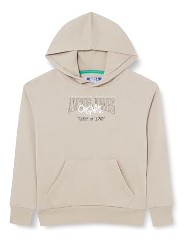 JACK&JONES JUNIOR Chłopięca bluza z kapturem z logo Jortribeca, Atmosfera, 176